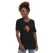 CHS Tornado Mascot - Unisex Short Sleeve V-Neck T-Shirt