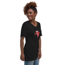 CHS Tornado Mascot - Unisex Short Sleeve V-Neck T-Shirt