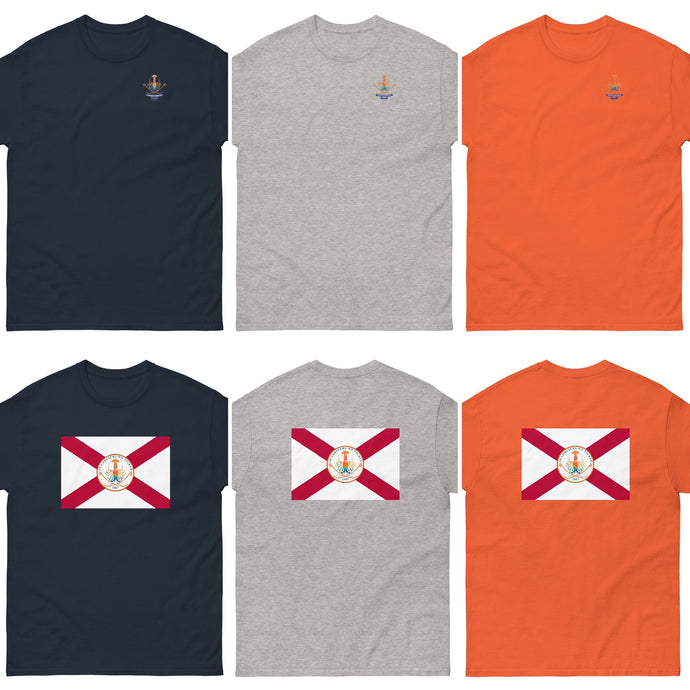 Men's classic tee  - Tickle Flag (Back)