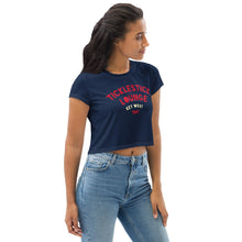 All-Over Print Crop Tee - NAVY (Scuba Lobster)