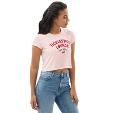 All-Over Print Crop Tee - PINK (Scuba Lobster)