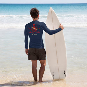 Men's Rash Guard - NAVY (Scuba Lobster)