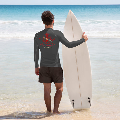 Men's Rash Guard - GRAY (Scuba Lobster)
