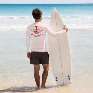 Men's Rash Guard - PINK (Scuba Lobster)
