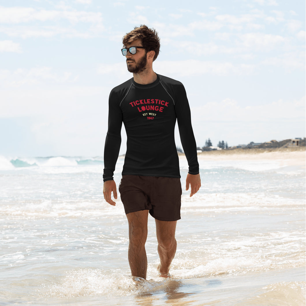 Men's Rash Guard - BLACK (Scuba Lobster)