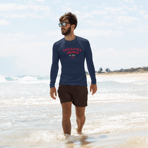 Men's Rash Guard - NAVY (Scuba Lobster)