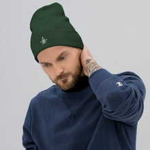 Embroidered Beanie - White Lobster