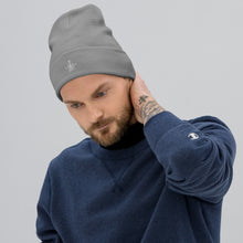 Embroidered Beanie - White Lobster
