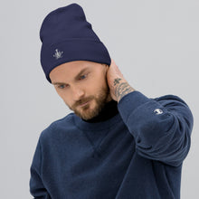 Embroidered Beanie - White Lobster