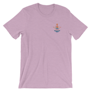 Unisex Short Sleeve Jersey T-Shirt - Ticklestick Lounge Full Logo (Color Stitching)
