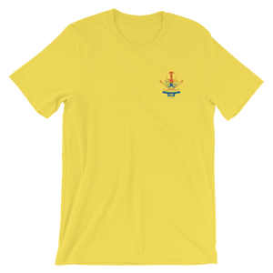 Unisex Short Sleeve Jersey T-Shirt - Ticklestick Lounge Full Logo (Color Stitching)