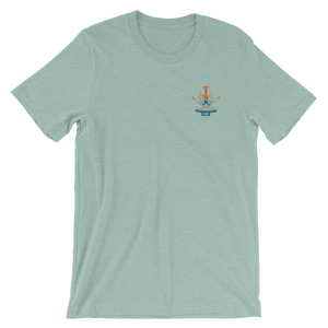 Unisex Short Sleeve Jersey T-Shirt - Ticklestick Lounge Full Logo (Color Stitching)