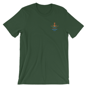Unisex Short Sleeve Jersey T-Shirt - Ticklestick Lounge Full Logo (Color Stitching)