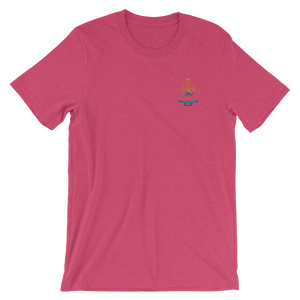 Unisex Short Sleeve Jersey T-Shirt - Ticklestick Lounge Full Logo (Color Stitching)
