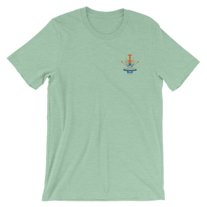 Unisex Short Sleeve Jersey T-Shirt - Ticklestick Lounge Full Logo (Color Stitching)