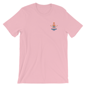 Unisex Short Sleeve Jersey T-Shirt - Ticklestick Lounge Full Logo (Color Stitching)