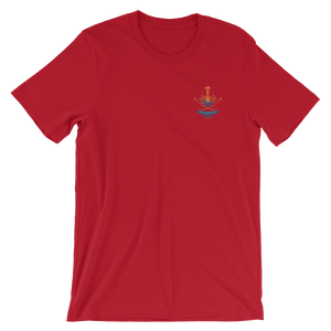 Unisex Short Sleeve Jersey T-Shirt - Ticklestick Lounge Full Logo (Color Stitching)