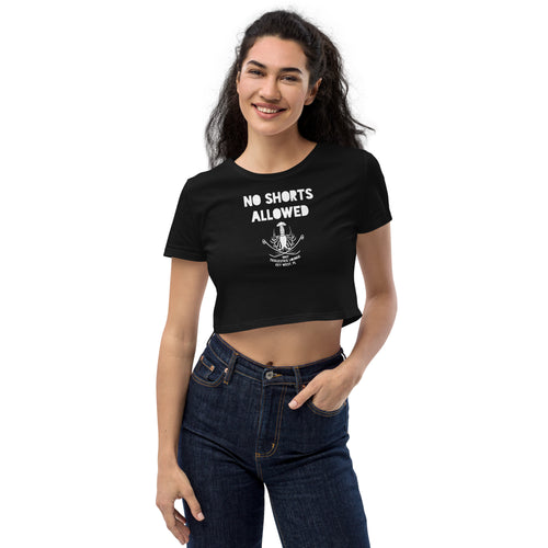 Organic Crop Top - No Shorts Allowed