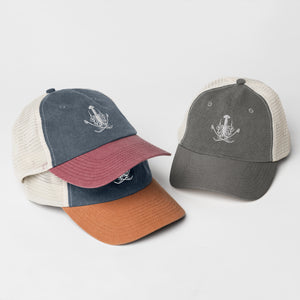 Pigment-dyed cap - White Logo