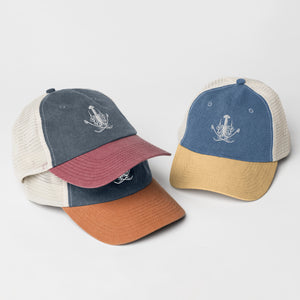 Pigment-dyed cap - White Logo