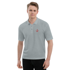 Men's Premium Polo - Scuba Lobster
