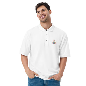 Men's Premium Polo - Ticklestick Logo