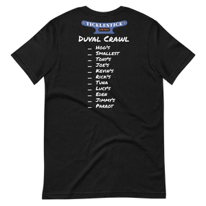 Short-Sleeve Unisex T-Shirt - Ticklestick Lounge Duval Crawl