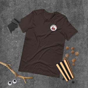 Pumpkin Spice Lat Day (White / Back) - Short-Sleeve Unisex T-Shirt