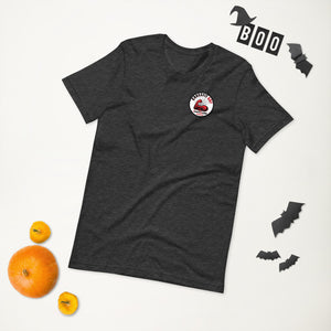 Pumpkin Spice Lat Day (White / Back) - Short-Sleeve Unisex T-Shirt