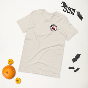 Pumpkin Spice Lat Day (Black / Back) - Short-Sleeve Unisex T-Shirt