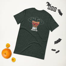 Pumpkin Spice Lat Day (White / Back) - Short-Sleeve Unisex T-Shirt