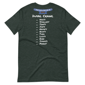 Short-Sleeve Unisex T-Shirt - Ticklestick Lounge Duval Crawl