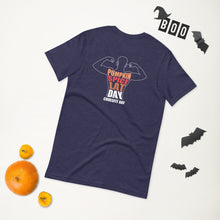 Pumpkin Spice Lat Day (White / Back) - Short-Sleeve Unisex T-Shirt