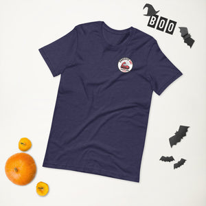 Pumpkin Spice Lat Day (White / Back) - Short-Sleeve Unisex T-Shirt
