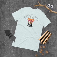 Pumpkin Spice Lat Day (Black / Back) - Short-Sleeve Unisex T-Shirt