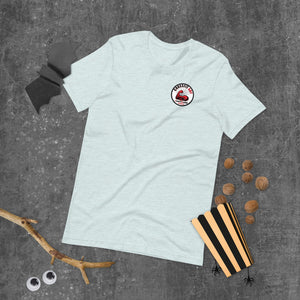 Pumpkin Spice Lat Day (Black / Back) - Short-Sleeve Unisex T-Shirt