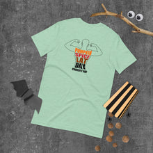 Pumpkin Spice Lat Day (Black / Back) - Short-Sleeve Unisex T-Shirt