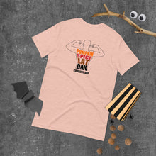 Pumpkin Spice Lat Day (Black / Back) - Short-Sleeve Unisex T-Shirt