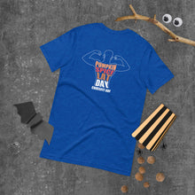 Pumpkin Spice Lat Day (White / Back) - Short-Sleeve Unisex T-Shirt