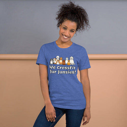Unisex t-shirt - We CrossFit fur funsies!