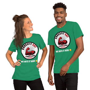 Unisex t-shirt - We Hate It Here (: