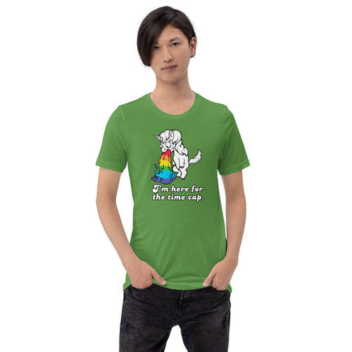 Unisex t-shirt - I’m here for the time cap.