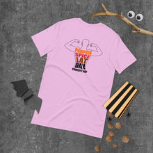Pumpkin Spice Lat Day (Black / Back) - Short-Sleeve Unisex T-Shirt