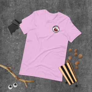 Pumpkin Spice Lat Day (Black / Back) - Short-Sleeve Unisex T-Shirt