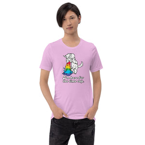 Unisex t-shirt - I’m here for the time cap.