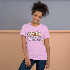 Unisex t-shirt - We CrossFit fur funsies!