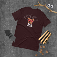 Pumpkin Spice Lat Day (White / Back) - Short-Sleeve Unisex T-Shirt
