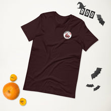 Pumpkin Spice Lat Day (White / Back) - Short-Sleeve Unisex T-Shirt