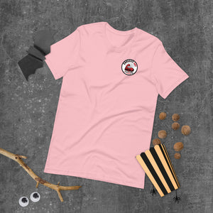 Pumpkin Spice Lat Day (Black / Back) - Short-Sleeve Unisex T-Shirt
