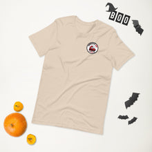 Pumpkin Spice Lat Day (Black / Back) - Short-Sleeve Unisex T-Shirt